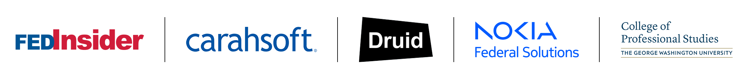 FI-Carahsoft-Druid-Nokia-CPS-Logos